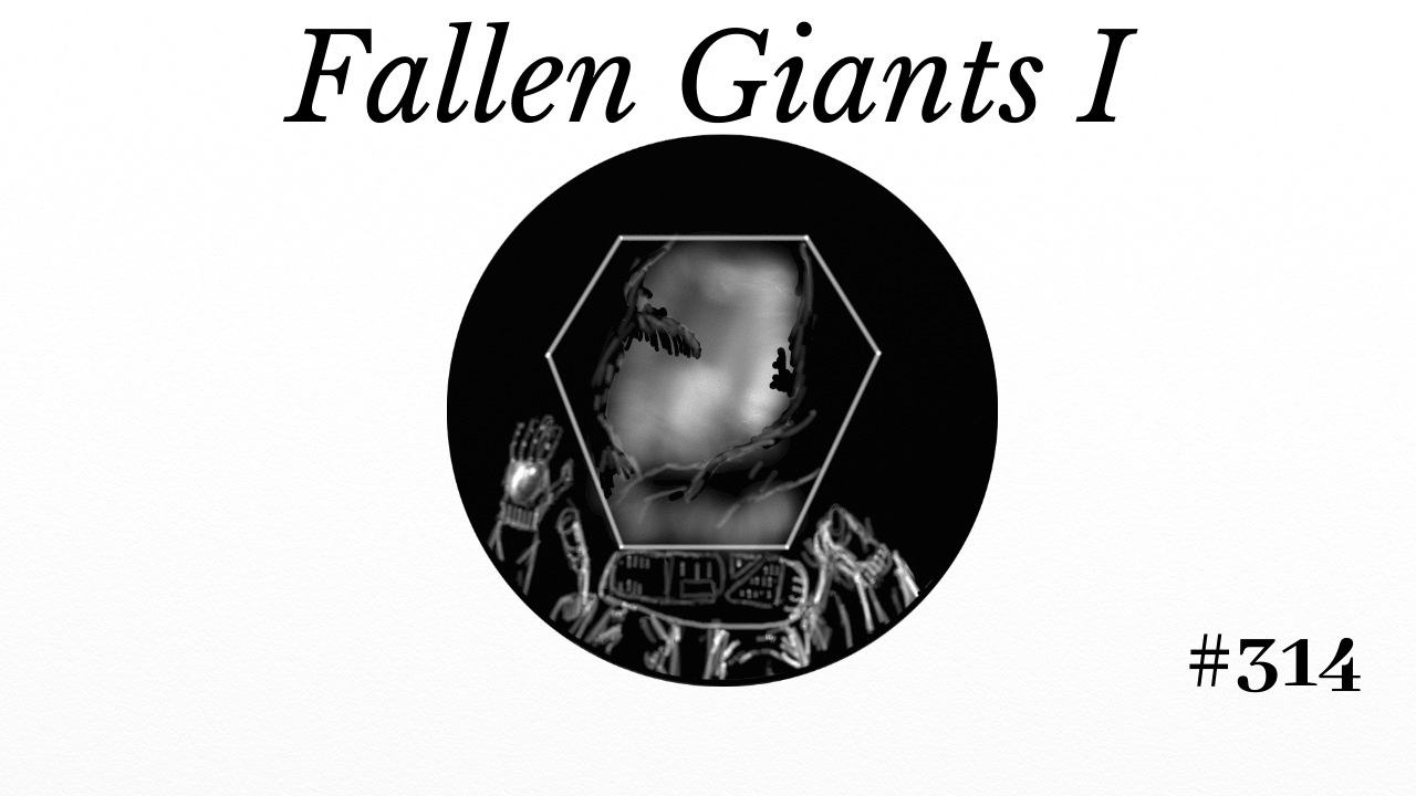 Fallen Giants I, Matthew Dewey, Short Story, The Penned Sleuth, The drop to the planet was more-or-less uneventful. The capsule that held us and the mechs didn’t encounter any obstacles or hostile creatures. We had a clear view of the jungle planet below us, at least, until we dipped below the enormous trees. A pea-soup fog obstructed our view and we were stuck looking at grey void, and perhaps the occasional leaf or branch that was close enough to be seen.