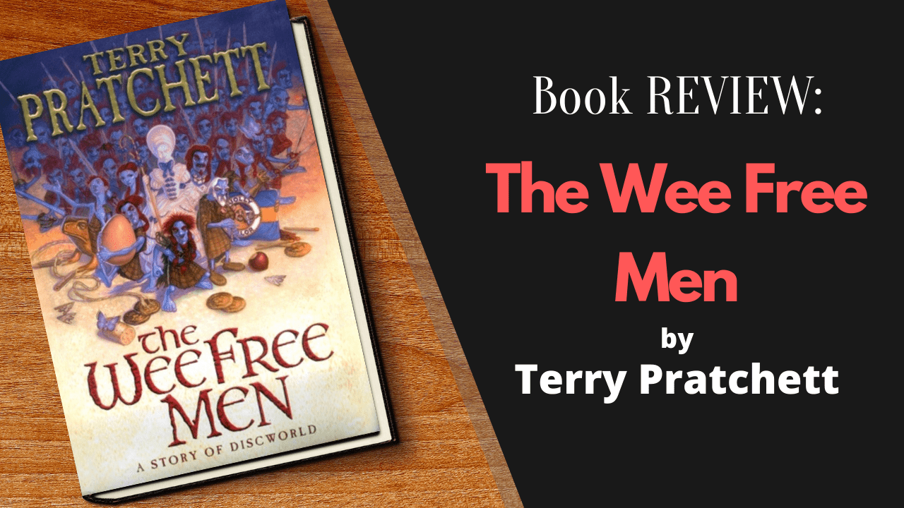 The Wee Free Men by Terry Pratchett - Book REVIEW, Matthew Dewey, The Penned Sleuth, The Wee Free Men is the start of a series of novels following the young witch, Tiffany Aching. In this first novel, Tiffany faces her first challenge, as nightmares become reality and invade her home, the country of Chalk. She is armed with her wits, a frying pan and the Nac Mac Feegle, a band of tiny, blue-skinned pictsies. However, will it be enough to face the evils coming out of Fairyland?  Here is my spoiler-free review of The Wee Free Men by Terry Pratchett!​